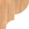 Ekena Millwork Ridgewood Smooth Corbel, Western Red Cedar, 3 1/2"W x 8"D x 8"H COR04X08X08RID00SWR - alternate 2